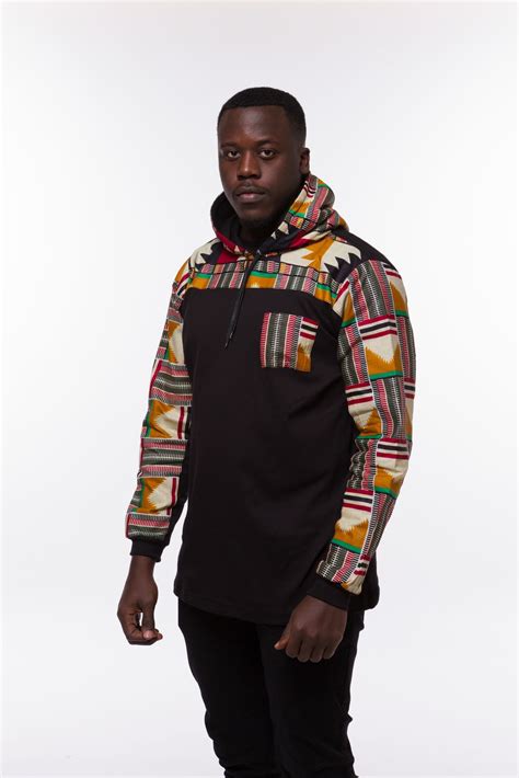Trendy and Eye-catching African Print Hoodies, Perfect for Fashionistas